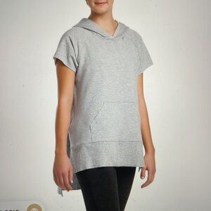 Ainslie Raglan Sleeve Hoodie | Dance Attire | Short Sleeve | High/Low Hem